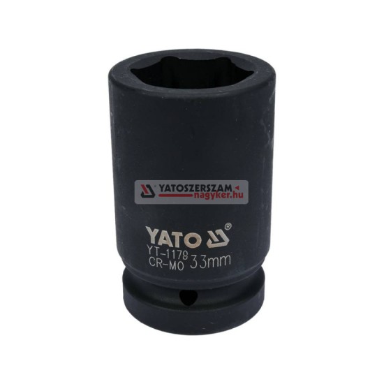 YATO Gépi hosszú dugókulcs 1" 33 mm CrMo