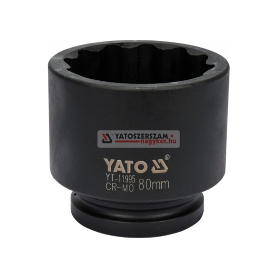 YATO Gépi dugókulcs 12 szögletű 1" 80  mm