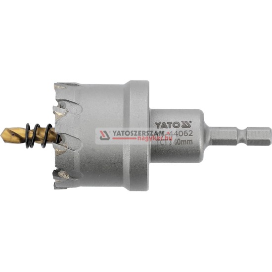 YATO Körkivágó 40 mm TCT bit befogással