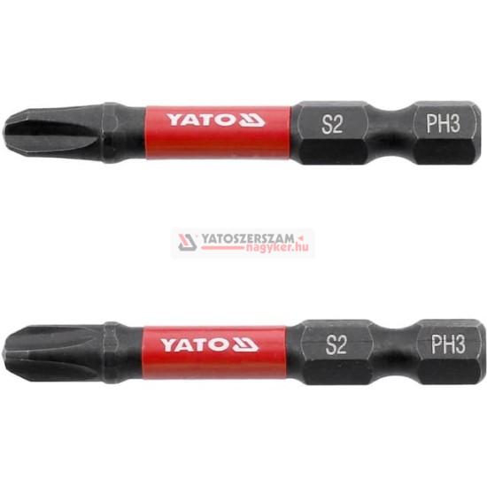 YATO Impact bithegy PH3 x 50 mm (2 db/cs)