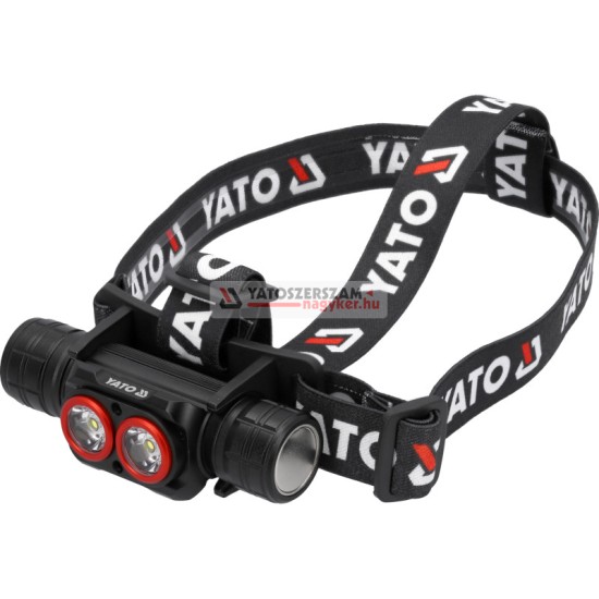YATO Akkus LED fejlámpa, 3000LM YATO Akkus LED fejlámpa, 3000LM