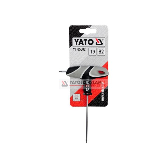 YATO T-kulcs torx T9 / 130 mm S2