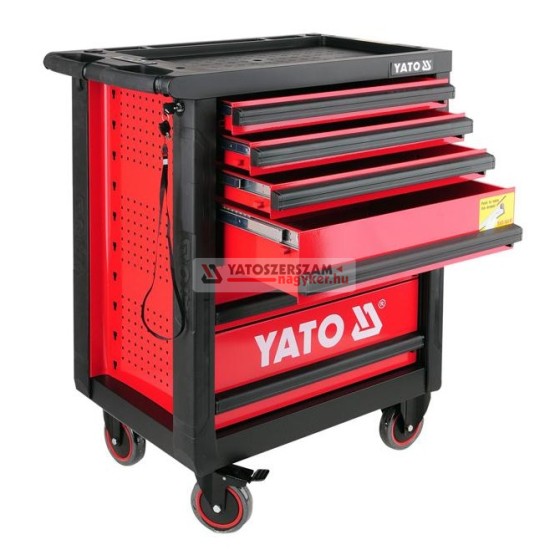 YATO 6 fiókos profi szerszámoskocsi, 957x766x465 mm