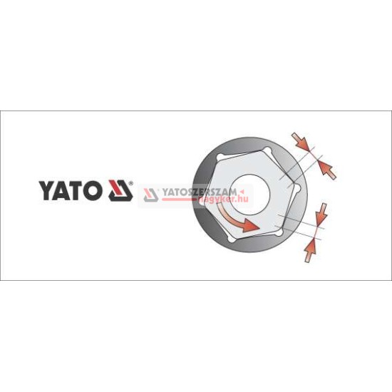 YATO Hosszú dugókulcs 3/8" 8 mm