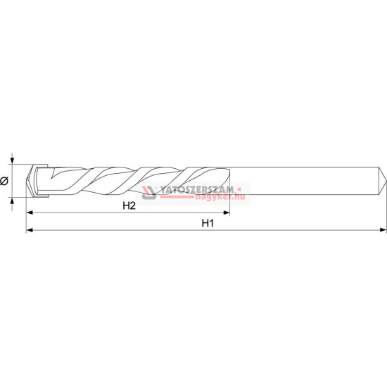 YATO Kőzetfúró 12 x 150/100 mm