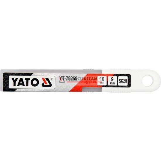 YATO Törhető penge extra éles 9 mm (10 db/cs) ULTRA SHARP
