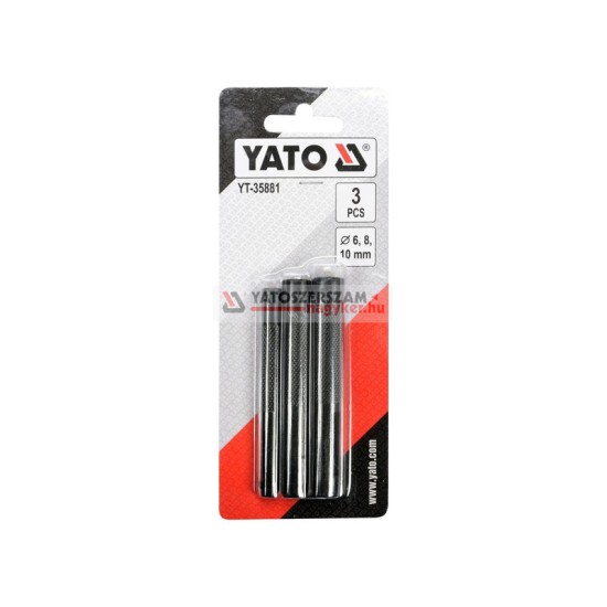 YATO Bőrlyukasztó készlet 3 részes 6-10 mm