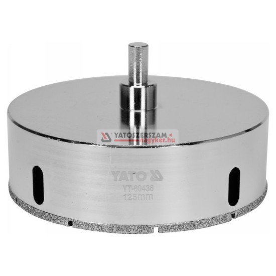 YATO Gyémánt körkivágó 125 mm vizes/száraz