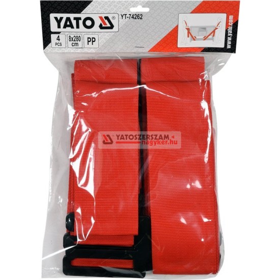 YATO Bútorszállító heveder készlet 4 részes 80 x 2800 mm