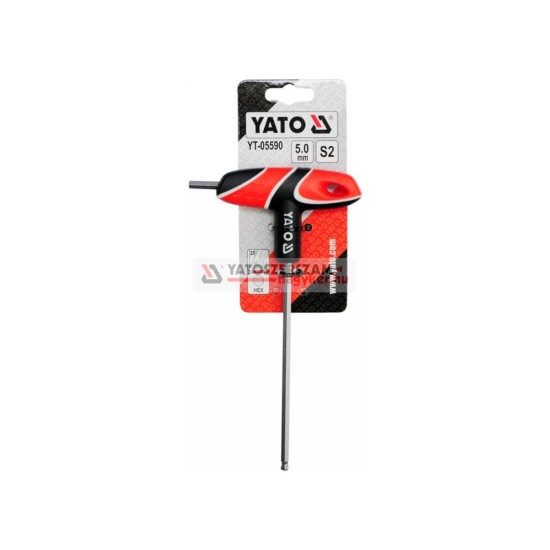 YATO Gömbfejű imbusz T-kulcs 5,0 mm / 17 x 140 mm S2
