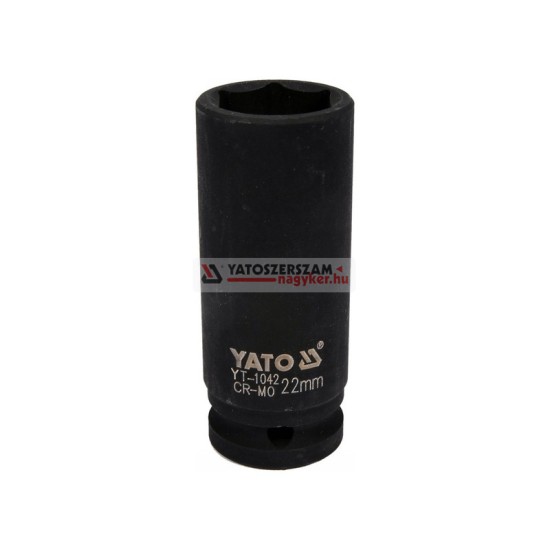 YATO Hosszú gépi dugókulcs 1/2" 22 mm
