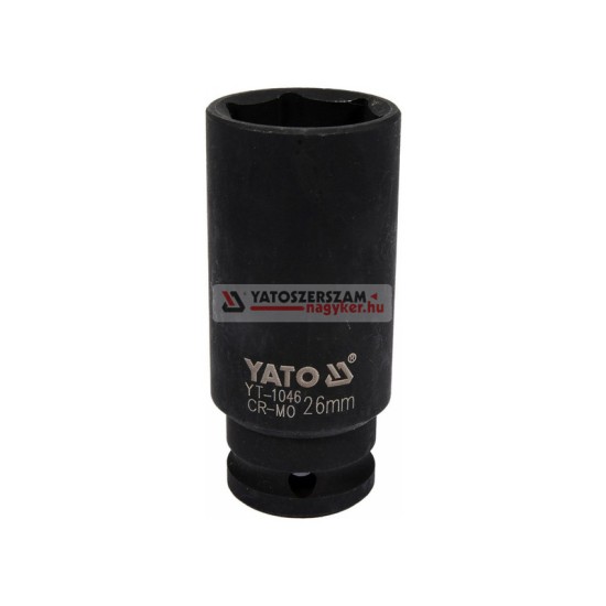 YATO Hosszú gépi dugókulcs 1/2" 26 mm