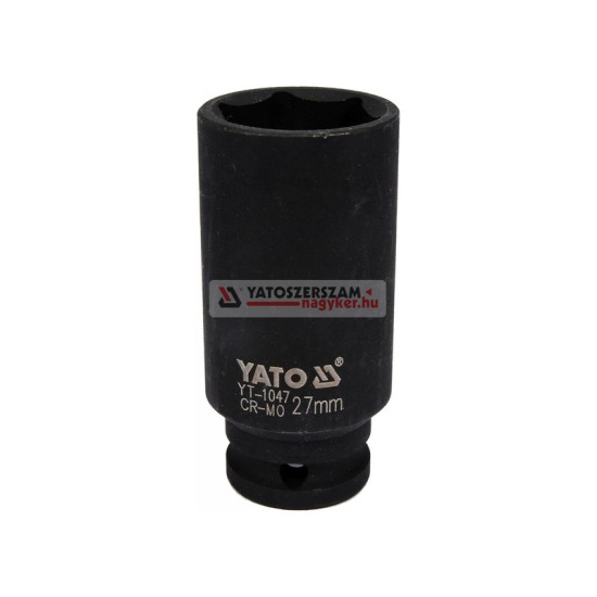 YATO Hosszú gépi dugókulcs 1/2" 27 mm