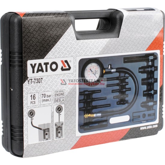 Kompressziómérő dieselhez 70 Bar YATO