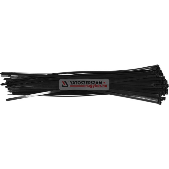 YATO Kábelkötegelő fekete 760 x 12,6 mm (50 db/cs)