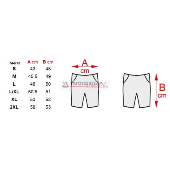 YATO ASH Munkás rövidnadrág L/ XL-es méret