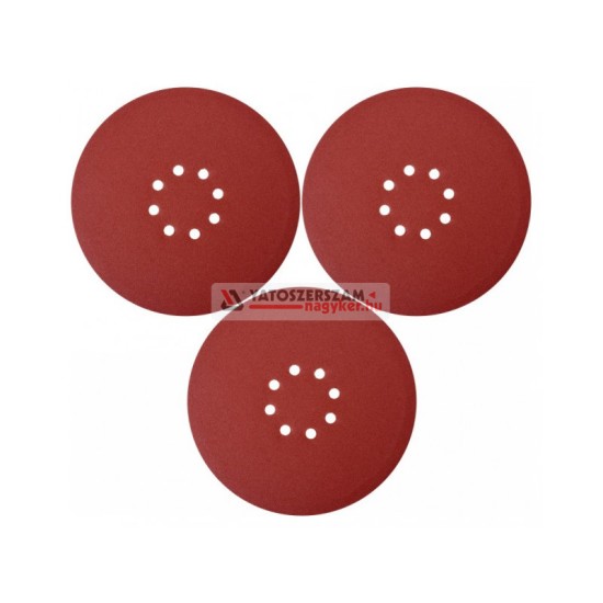 YATO Tépőzáras fíbertárcsa 225 mm / P180 (3 db/cs)