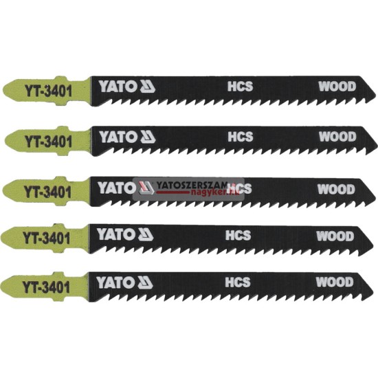 YATO Dekopírfűrészlap T10TPI 100/75 mm HCS (5 db/cs)