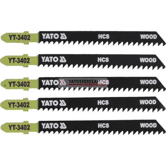 YATO Dekopírfűrészlap T8TPI 100/75 mm HCS (5 db/cs)