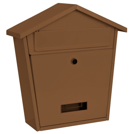 Postaláda MODERN A, barna 36,5 x 36,5 x 13,3 cm