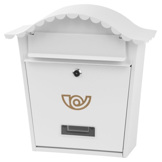 Postaláda NAPOLEON B, fehér 36,5 x 36,5 x 13,5 cm