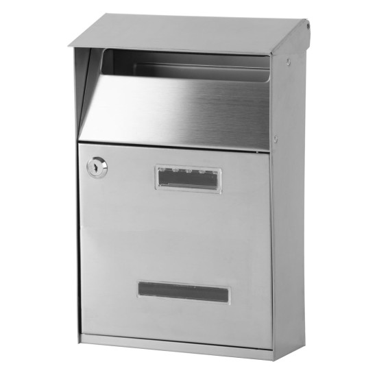 Postaláda GL-16S, rozsdamentes acél, 32 x 10,5 x 21,5 cm