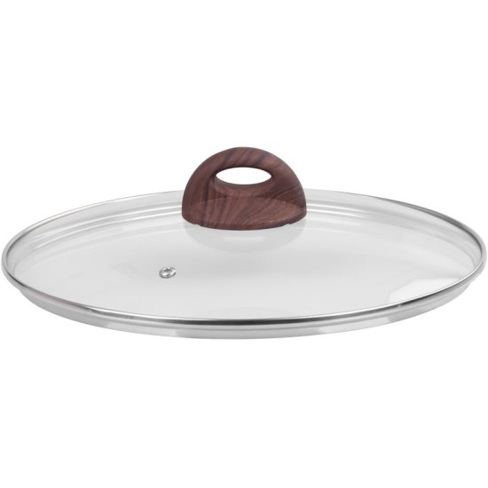Fedő MagicHome Black Marble Line, 24 cm