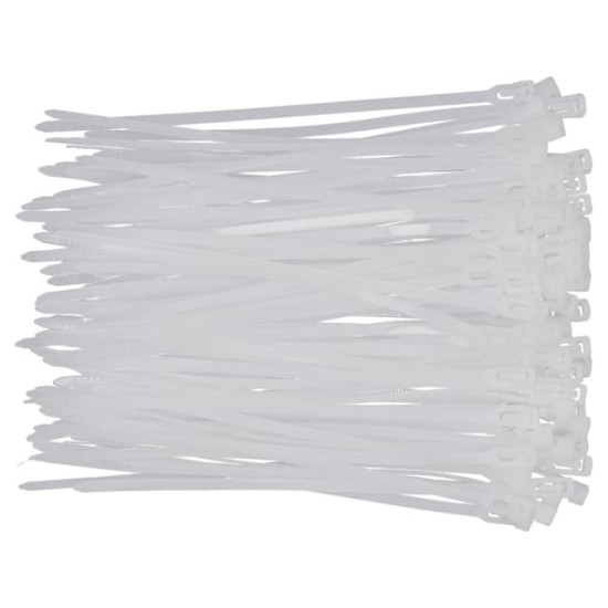 YATO Kioldható kábelkötegelő 3,6 x 150 mm fehér (100 db/cs) YATO Kioldható kábelkötegelő 3,6 x 150 mm fehér (100 db/cs)