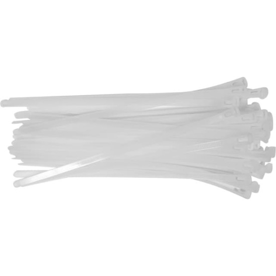 YATO Kioldható kábelkötegelő 7,6 x 250 mm fehér (100 db/cs) YATO Kioldható kábelkötegelő 7,6 x 250 mm fehér (100 db/cs)