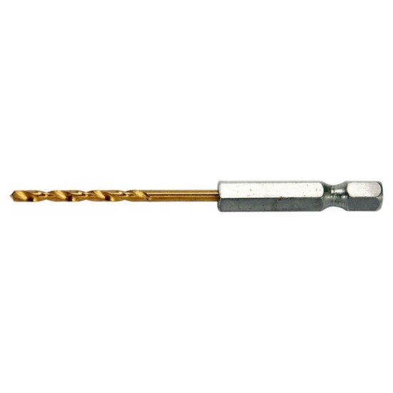 YATO Csigafúró 2,5  x 80/30 mm HSS-TiN bit befogású