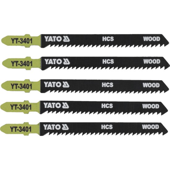 YATO Dekopírfűrészlap T10TPI 100/75 mm HCS (5 db/cs) YATO Dekopírfűrészlap T10TPI 100/75 mm HCS (5 db/cs)