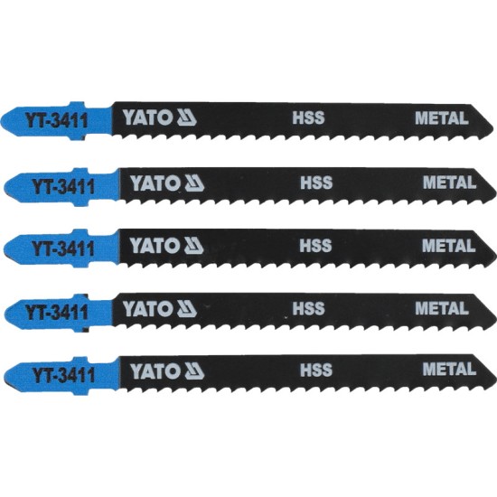 YATO Dekopírfűrészlap T8TPI 100/75 mm HSS (5 db/cs)