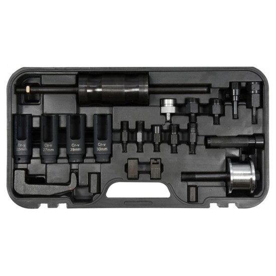 YATO Diesel befecskendező kiszedő készlet 22 részes 1/2" YATO Diesel befecskendező kiszedő készlet 22 részes 1/2"