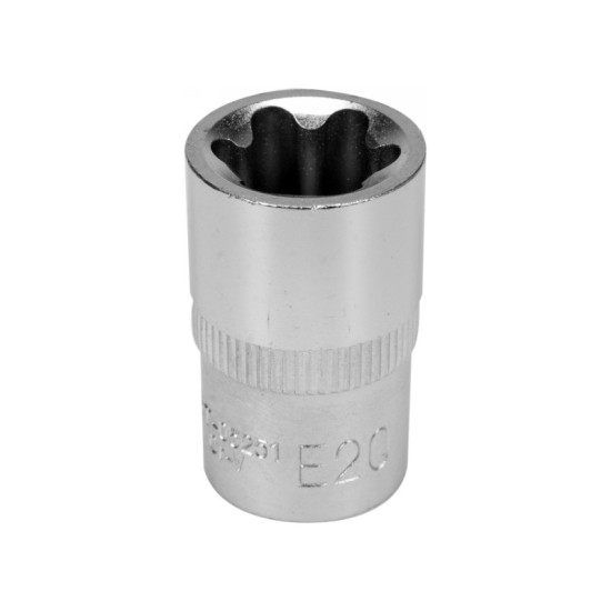 YATO Dugókulcs külső torx 1/2" E20 CrV YATO Dugókulcs külső torx 1/2" E20 CrV