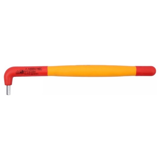 YATO Imbuszkulcs 3,0 mm / 25 x 130 mm 1000 V-ig szigetelt CrV YATO Imbuszkulcs 3,0 mm / 25 x 130 mm 1000 V-ig szigetelt CrV