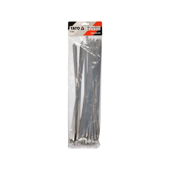 YATO Kábelkötegelő Inox 350 x 8,0 mm (50 db/cs)