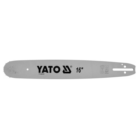 YATO Láncfűrész láncvezető 16" 0,325" 1,5 mm