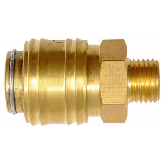 YATO Pneumatikus gyorscsatlakozó 1/4" sárgaréz YATO Pneumatikus gyorscsatlakozó 1/4" sárgaréz