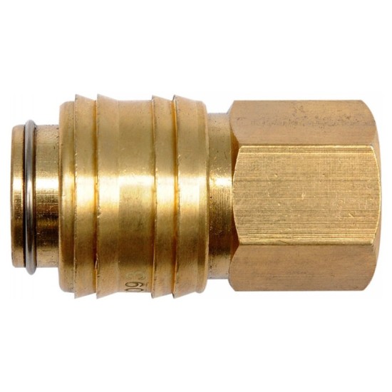 YATO Pneumatikus gyorscsatlakozó 1/4" x 3/8" sárgaréz YATO Pneumatikus gyorscsatlakozó 1/4" x 3/8" sárgaréz
