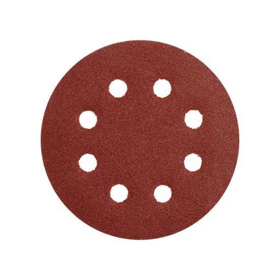 YATO Tépőzáras fíbertárcsa 125 mm / P60 8 lyukas (5 db/cs)