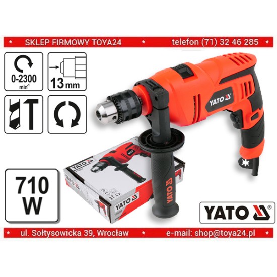 YATO 710 W-os ütvefúró 13mm-es tokmánnyal