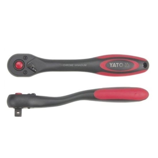 YATO Hajtószár racsnis 3/8" 72T hajlított