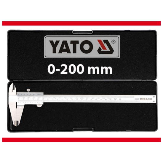 YATO Tolómérő 0-200mm/±0,02mm