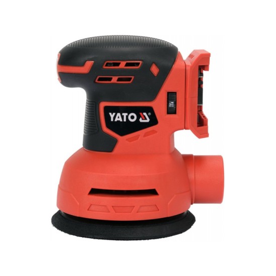YATO Akkus excenter csiszoló géptest 125 mm 18 V Li-Ion (akku + töltő nélkül)