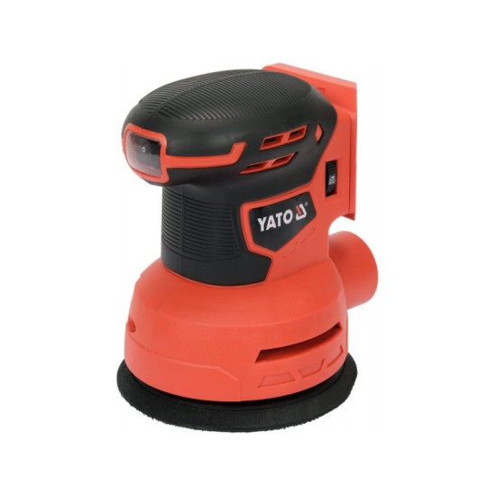 YATO Akkus excenter csiszoló géptest 125 mm 18 V Li-Ion (akku + töltő nélkül)