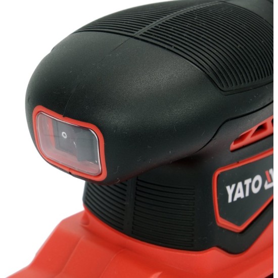 YATO Akkus rezgőcsiszoló géptest 90 x 187 mm 18 V Li-Ion (akku + töltő nélkül)