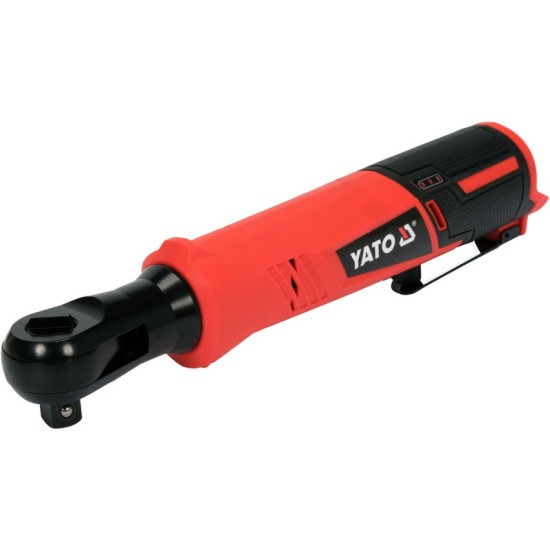 YATO Akkus sarok ütvecsavarozó 1/2" 80 Nm szénkefe nélküli 12 V Li-Ion (akku + töltő nélkül) YATO Akkus sarok ütvecsavarozó 1/2" 80 Nm szénkefe nélküli 12 V Li-Ion (akku + töltő nélkül)