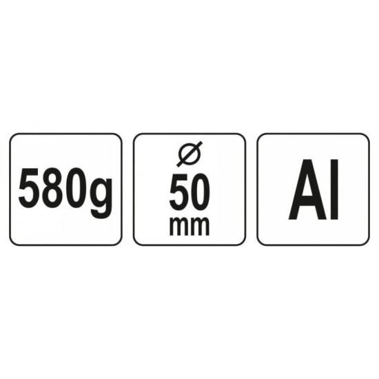 YATO Alumínium kalapács 580 g
