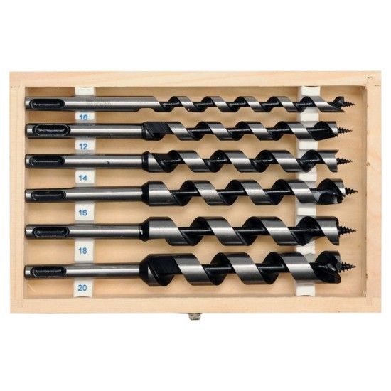 YATO Auger fafúrószár készlet 6 részes 10-20 mm SDS-Plus