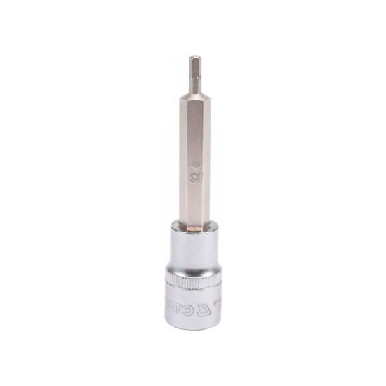 YATO Bithegy dugófejjel Imbusz 4mm 1/2" 100mm hosszú YATO Bithegy dugófejjel Imbusz 4mm 1/2" 100mm hosszú